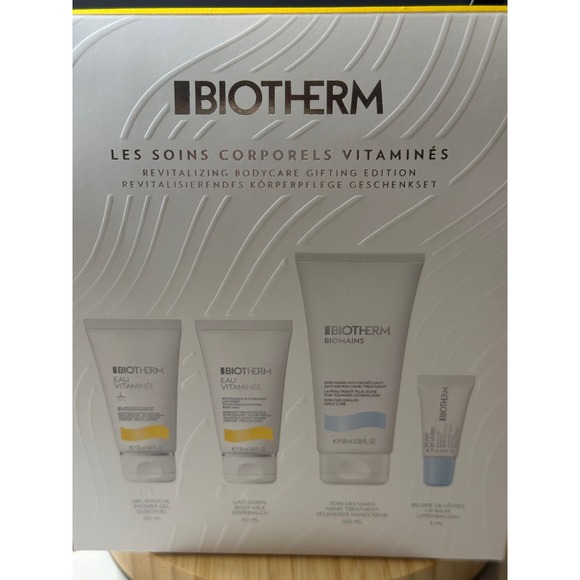 Biotherm • Eau Vitaminee Revitalizing Bodycare Gift Set • Hand, Lip, Body NEW - Picture 5 of 7